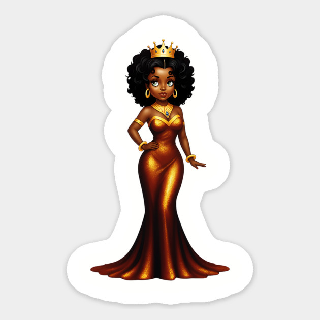 Black Queen Magnet by UrbanLifeApparel