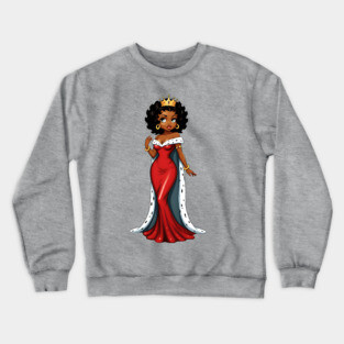 Black Queen Red Robe Crewneck Sweatshirt