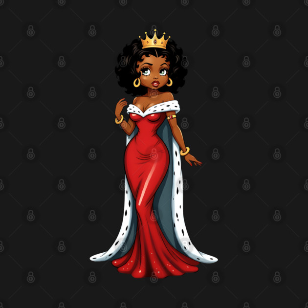 Black Queen Red Robe by UrbanLifeApparel