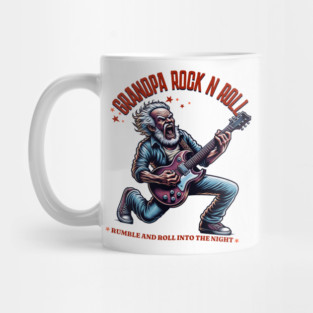 Grandpa Rock 'n Roll: Timeless Legend Mug
