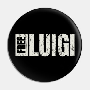 free luigi mangione Pin