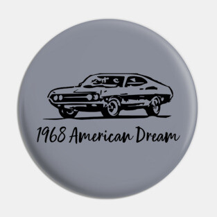 American Dream Muscle Car Pin