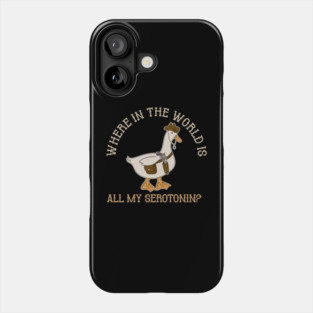 Where In The World Is All My Serotonin? Phone Case