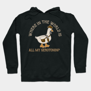 Where In The World Is All My Serotonin? Hoodie