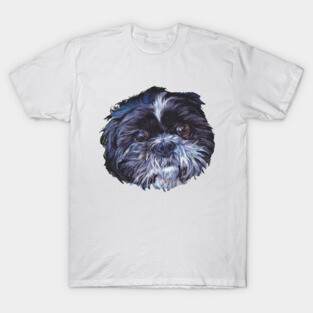 Shih Tzu Fine Art Painting T-Shirt
