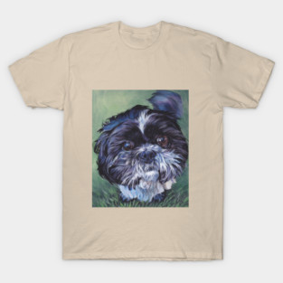 Shih Tzu Fine Art Painting T-Shirt