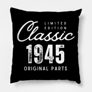 80th Birthday Classic 1945 Pillow