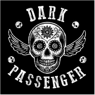 The Dark Passenger Winged Skull Posters and Art