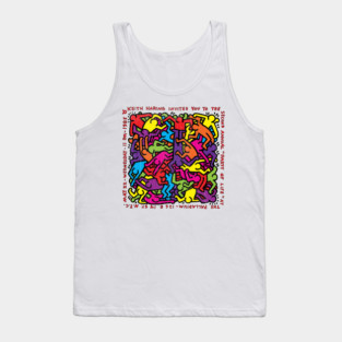 Retro Keith Haring 80s Tank Top