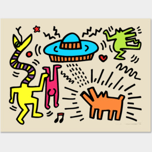 Funny Keith 80s Posters and Art