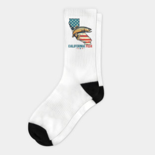 California Fish Golden Trout Socks