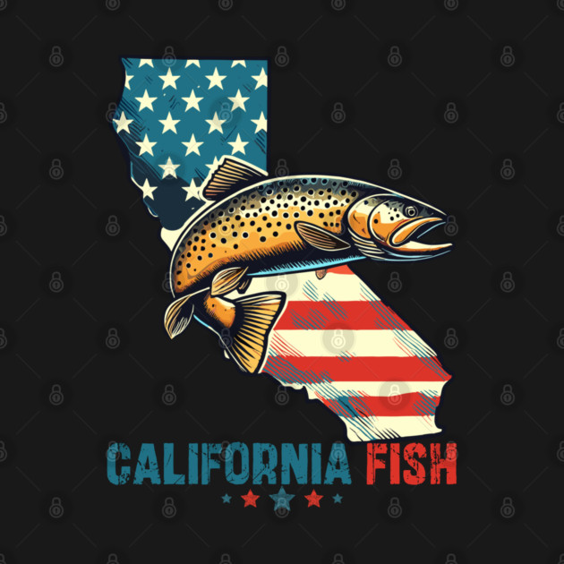 California Fish Golden Trout by JessArty