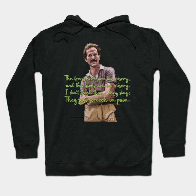 Werner Herzog: Misery Hoodie by 51Deesigns