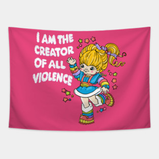 Rainbow Brite Tapestry