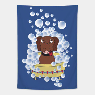 Team Pup N Suds Tapestry