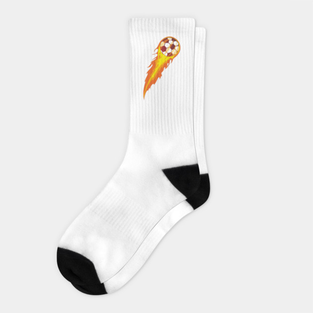 Fireball Up - Ignite Your Style with Fiery Energy Socks by Urbanprint