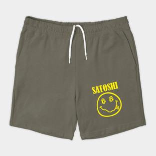 Satoshi Smiley Face Shorts