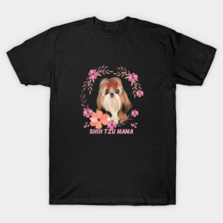 Cute Shih Tzu - Shih Tzu Mama T-Shirt
