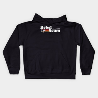 Rebel scum since 1977 Kids Hoodie