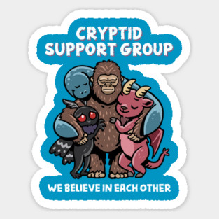 Cryptid Support Group Magnet