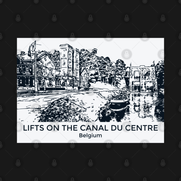 Lifts on the Canal du Centre - Belgium by Lakeric