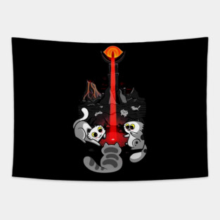 Sauron - Cat Kingdom Tapestry