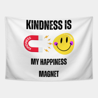 Kindness Is My Happiness Magnet - Light Tapestry