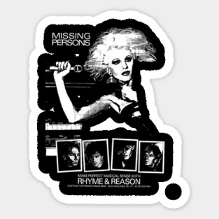 Missing PersonS RHYME & REASON Sticker
