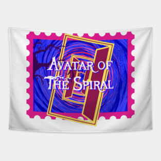 AVATAR OF THE SPIRAL - The Magnus Archives stamp Tapestry