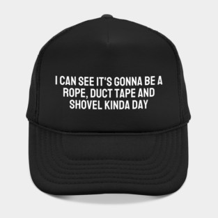 Dark humor funny saying minimalist Hat