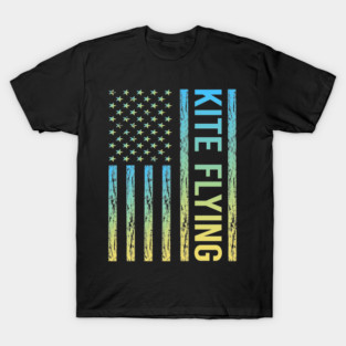 Gradient Flag 02 Kite Flying Kites T-Shirt