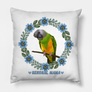 Cute Senegal Parrot - Senegal Mama Pillow
