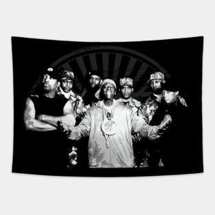 white shadow hip hop Tapestry