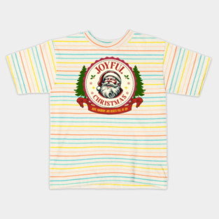 Joyful Christmas – Festive Holiday Cheer Kids T-Shirt