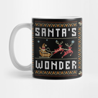 Ugly Christmas Sweaters Santa's Wonder Mug