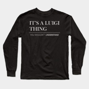 free-luigi Long Sleeve T-Shirt