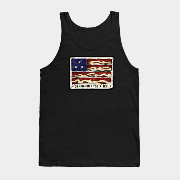 The Baconsale Flag Tank Top by baconsale