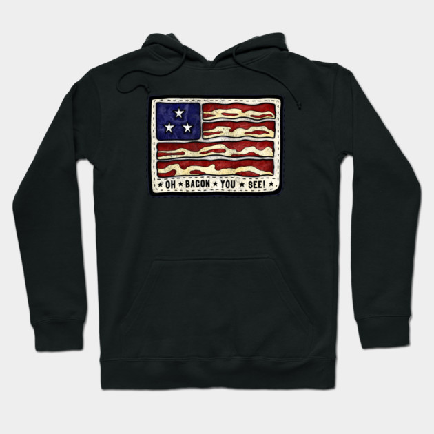 The Baconsale Flag Hoodie by baconsale