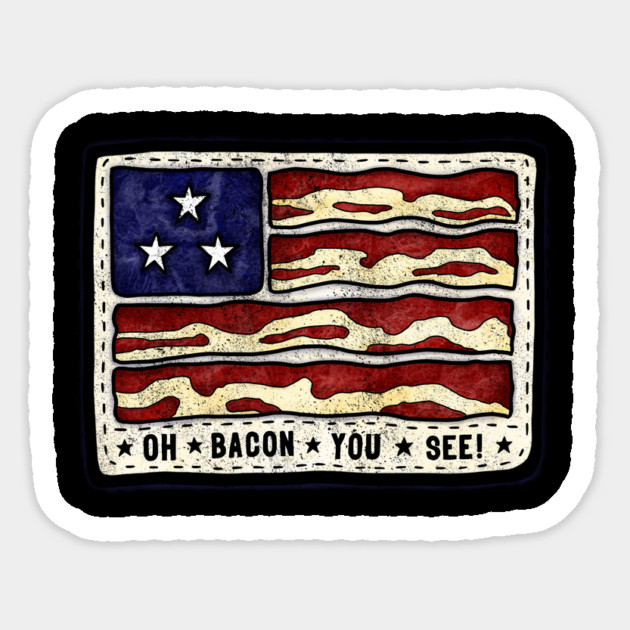 The Baconsale Flag Sticker by baconsale