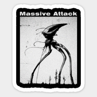 Massive Attack Fanart - Vintage Style Sticker