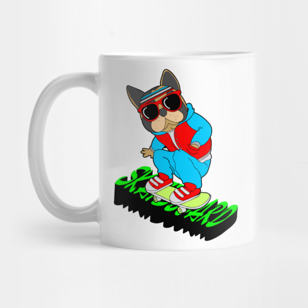 Dog Skater Cool Dog Skateboard by Urbanprint