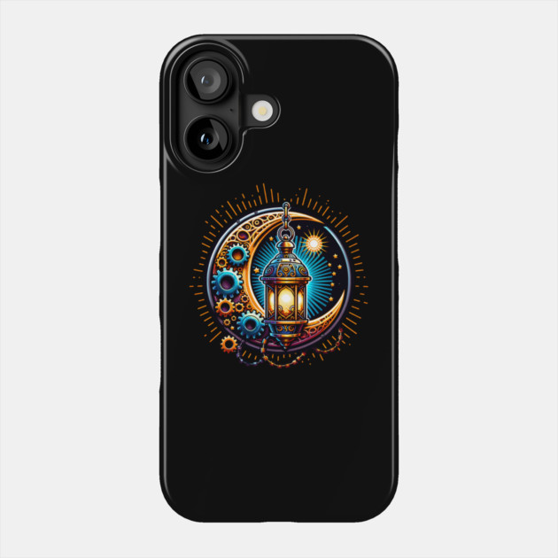 Steampunk Ramadan Moon and Lantern Phone Case by HolidayBug