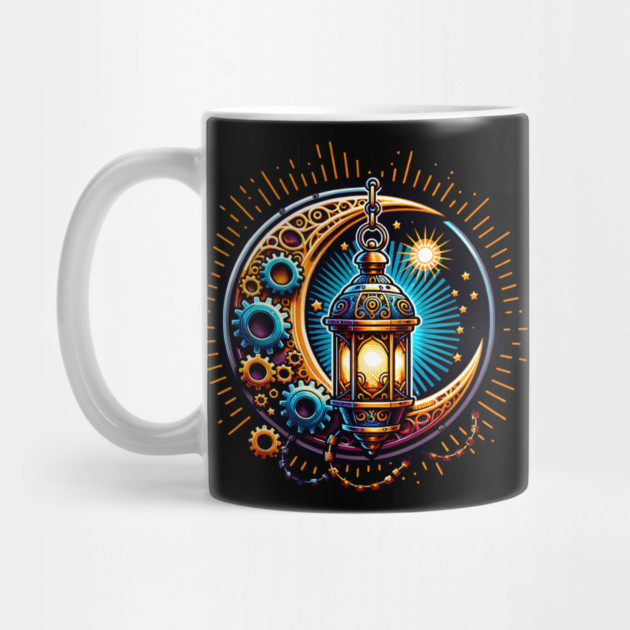 Steampunk Ramadan Moon and Lantern by HolidayBug