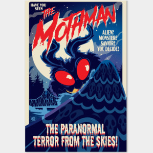 Mothman Posters and Art