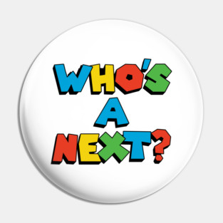 Who's A Next? Luigi Gamer Pin