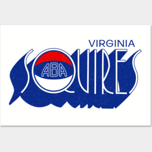 Retro Virginia Squires ABA Basketball 1972 Posters and Art