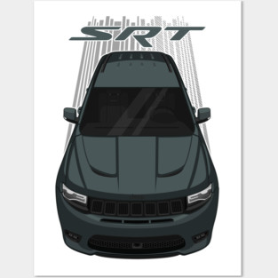 Jeep Grand Cherokee SRT 2017 - 2020 - Rhino Clearcoat Posters and Art