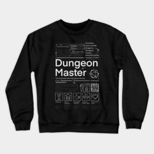 Dungeon Master: Handle with Care | DM Survival Kit Crewneck Sweatshirt