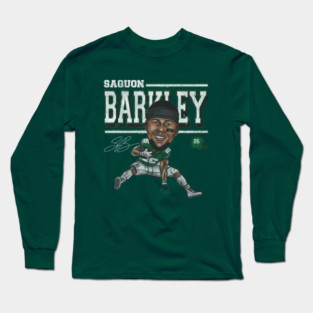 Saquon Barkley Cartoon Long Sleeve T-Shirt