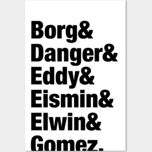 Stern Pinball Designers '24 (white) Posters and Art